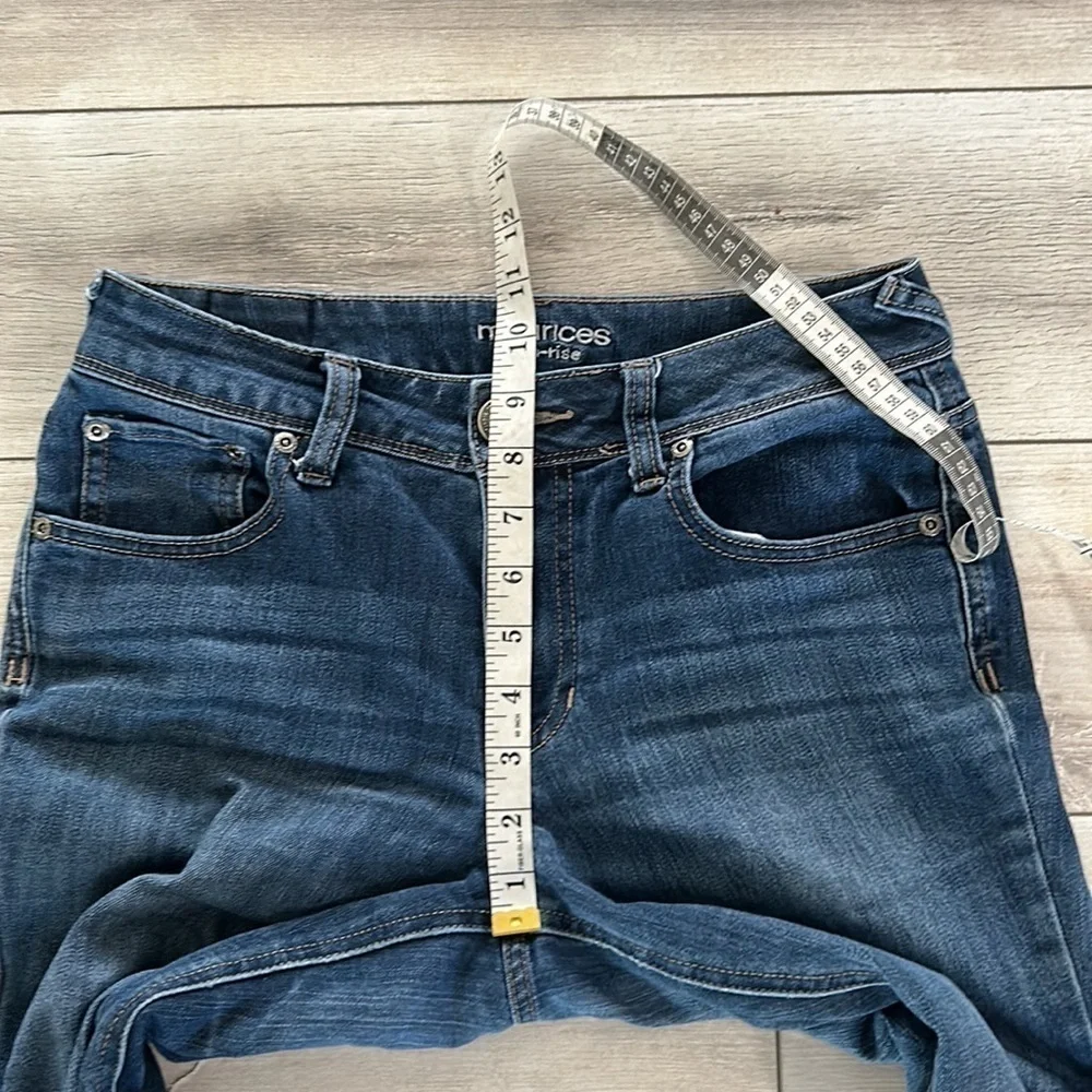 Maurices high rise boot cut jeans size 4 long